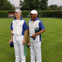 Pairs Runners up P Thomdon & A Charran of Townsend